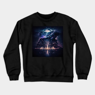 Cyberpunk Electrical Storm Crewneck Sweatshirt